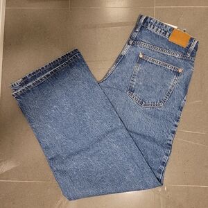 Zara Women's Blue Flare Jeans